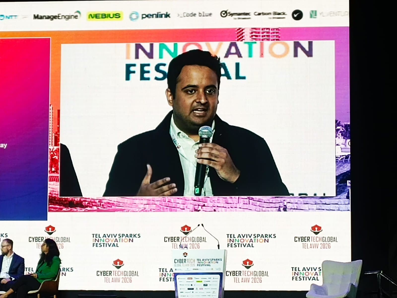 CyberTech Global Tel Aviv 2026 — panelist at the Tel Aviv Sparks Innovation Festival, representing India.